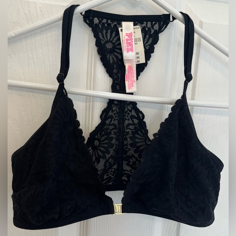 Bralette Lace Victoria’s Secret PINK, Women’s Size Small NWT